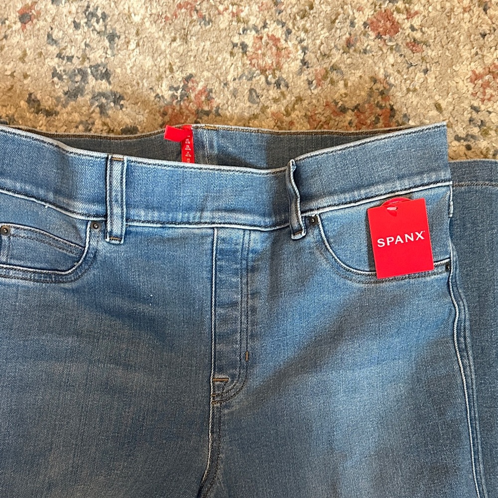 SPANX Women's Blue Flare Jeans